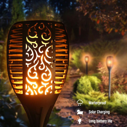 LED Solar Waterproof Flickering Flame new 2018 - Plenty of Waist