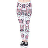 Aztec Printed Leggings - Plenty of Waist