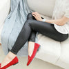 Heather Leather Leggings - Plenty of Waist