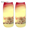 3D Cat Printed Anklet Socks NEW 2018 - Plenty of Waist