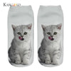 3D Cat Printed Anklet Socks NEW 2018 - Plenty of Waist