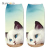 3D Cat Printed Anklet Socks NEW 2018 - Plenty of Waist