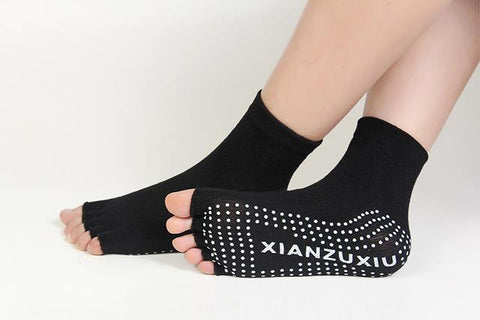 Half-fingers Yoga Socks - Plenty of Waist